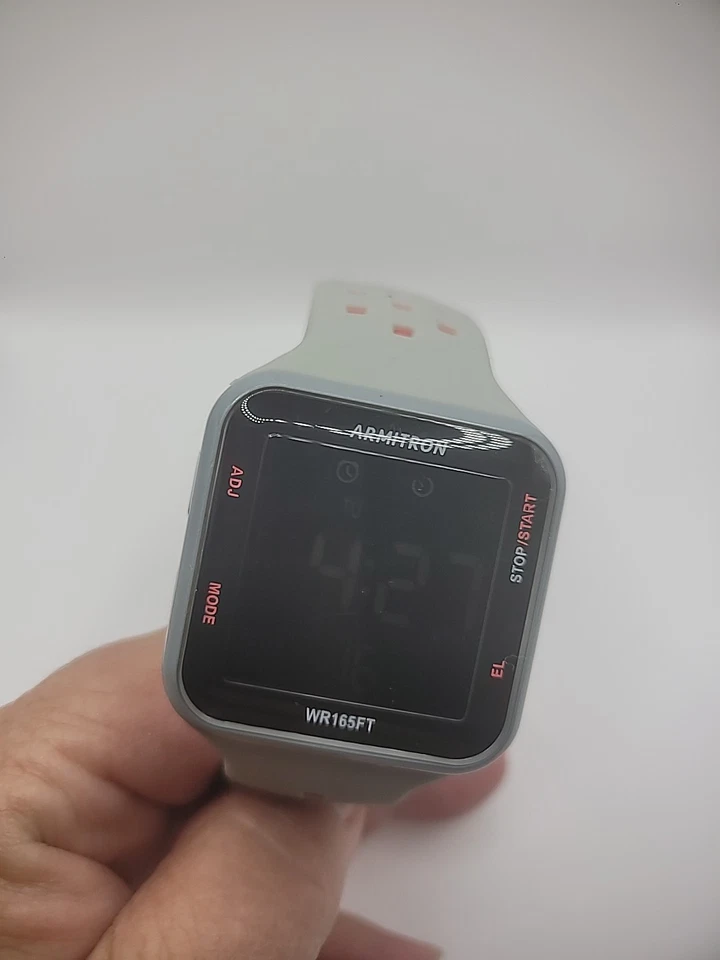 Armitron Pro Sport Digital Wristwatch Watch Sport Water Resistant 185 ft M1179B - Image 2 of 4