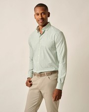 johnnie-O Performance Button Down Shirt - Westwood Clover