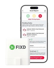 Bluetooth OBD2 Scanner for iPhone & Android - Diagnostic Scan Tool for Repair...