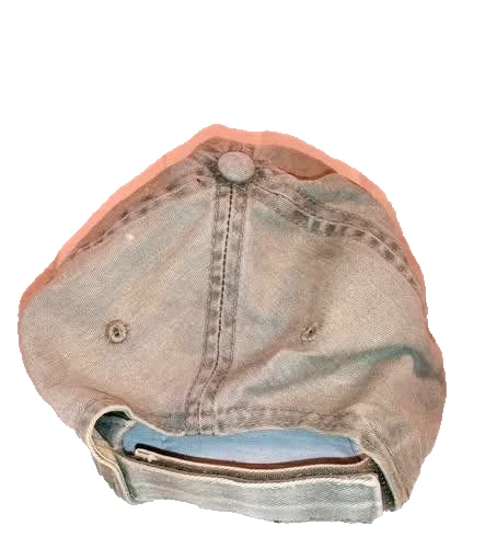 Gorra Toyota correa trasera caqui beige bordado logotipo algodón yunque para hombre Foto 4 de 4