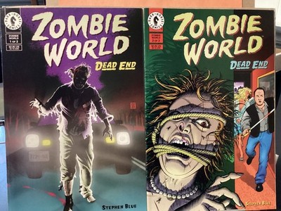 ZOMBIE WORLD DEAD END #1 2 COMPLETE DARK HORSE 1998 STEPHEN BLUE