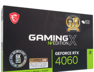 MSI GAMING X NV EDITION GeForce RTX 4060 8GB Original box included