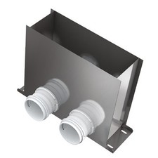 Blauberg BlauFast 75mm Floor Mounted Grille Vent Plenum Box MVHR Semi Rigid