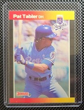 1989 Donruss #326 Pat Tabler DH Kansas City Royals