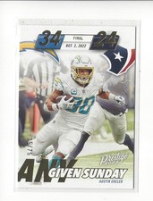 2023 Prestige Any Given Sunday Xtra Points Gold #4 Austin Ekeler Chargers /75 