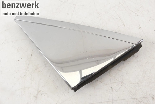 Mercedes W123 S123 Chrom Abdeckung Tür rechts aussen Spiegeldreieck 1237250211