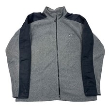Weird Fish Fleece Jacket Hybrid Regular Fit Full Zip Grey Mens Large