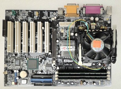 Aopen AX4B-533 Motherboard w/intel P4 2.66/512/533, 3x DDR 256MB w/2+1 USB card