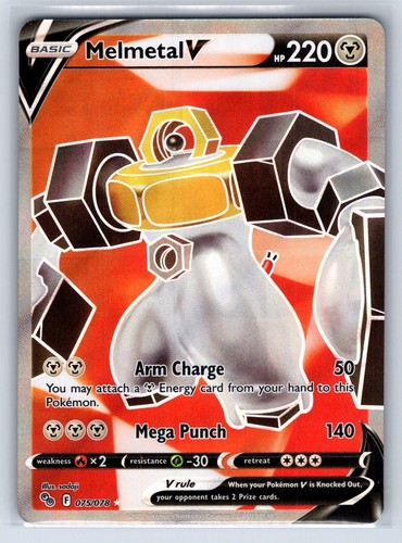 Melmetal V 075/078 Pokemon GO Pokemon Holo Near Mint