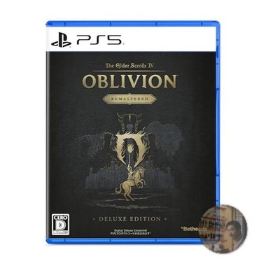 The Elder Scrolls IV Oblivion Remastered Deluxe Edition PS5 Disc New Bonus DLC