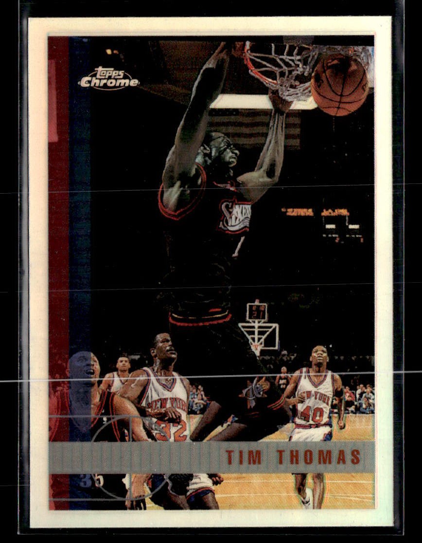 1997-98 Topps Chrome #114 Tim Thomas Refractors
