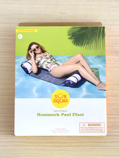 Brand New, Inflatable Leisure Hammock Pool Float, One Size, Navy