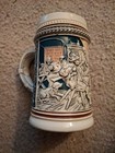 Vintage Ornate Ceramic German-Made Beer Stein 4 3/4" Tall No Lid New Pre-owned. — photo 1