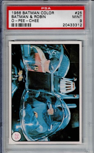 1966 OPC Batman Bat Laffs #25 Batman and Robin — PSA 9