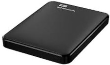 Five (5) WD Recertified 2TB WD Elements Portable Hard Drives - WDBUZG0020BK-WESN