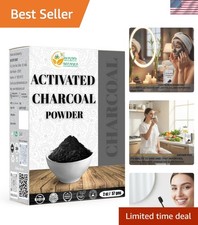 Activated Charcoal Powder 100 Food Grade Bamboo Charcoal Powder for Baking, ...
