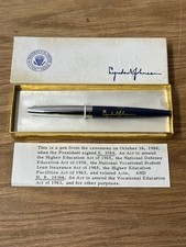 Presidential Pen Used In 1968 By Lyndon B Joh...
