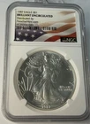 1987  American Silver Eagle $1 NGC BU