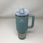 Stanley Quencher H2.0 Tumbler 40oz Straw Handle Seafoam Stainless Steel Damaged — photo 2