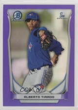 2014 Bowman Chrome Prospects Purple Refractor 14/150 Alberto Tirado #BCP8 c5r