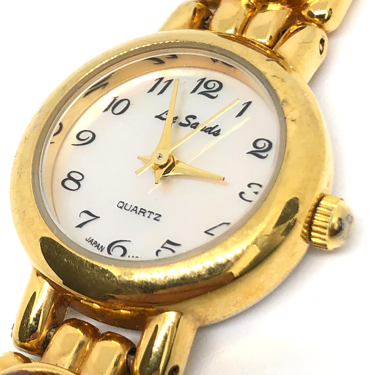 Lee Sands Amber Tone Watch Women