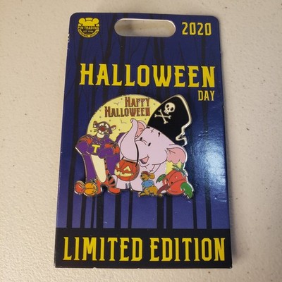 Disney Parks Pin Trading Halloween Day 2020 Tigger Roo Heffalump Pooh's Friends 