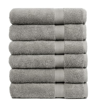 Pleasant Home Bath Towels Set of 6 24  x 50  100 Cotton, 515 GSM |