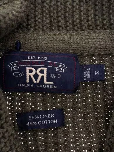 RRL/Cardigan (Thick)/M/Linen/GRN// - Image 3 of 4