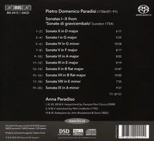 PARADISI / PARADISO - ANNA PARADISO PLAYS PARADISI NEW CD