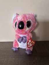TY Beanie Boo KACEY the Pink Koala Bear Glitter Eyes (Regular Size 6 Inch) NWT