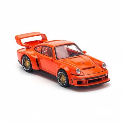 Pop Race 1:64 Porsche Singer DLS Turbo Study Orange #131 | eBay