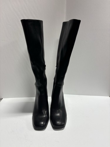 Dolce Vita Damen Flapper, schwarze kniehohe Stiefel, Größe 8,5M, weite Wade - Bild 3 von 8