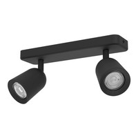 Eglo Leuchten 2Er Spot Camaldoli Schwarz 30 X 12 Cm Deckenleuchte