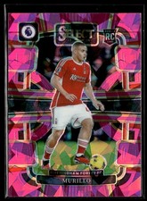 2023-24 Panini Select Premier League Pink Cracked Ice Prizm #79 Murillo RC