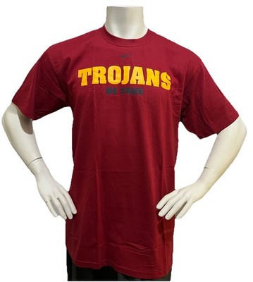Nike USC Trojans T-Shirt Large Cardinal Red Be True NCAA College Football Tee