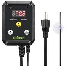 Listed Digital Thermostat for Indoor Gardening  Reptile Tanks - 40-108 F