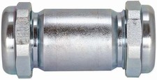 4-3/8 Inch Long Pattern Compression Coupling 1 Inch IPS Galvanized Steel 2056