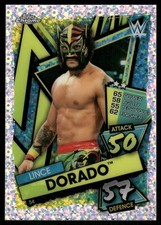 2021 Topps Chrome WWE Slam Attax Speckle refractor #54 Lince Dorado card