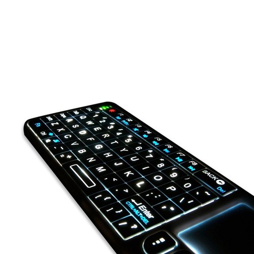 Portatile Mini Tastiera wireless 2.4GHz Bluetooth Laser Con Touch Flying Squirr - Foto 5 di 8