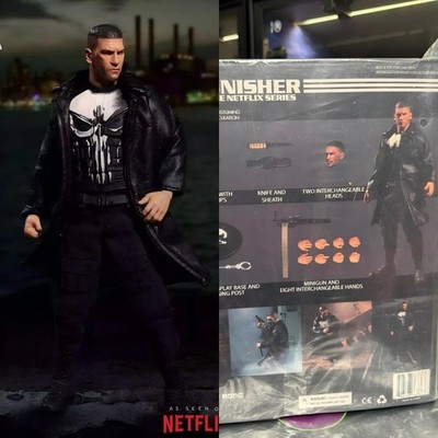 Mezco 1/12 Marvel's The Punisher Figur aus der TV-Serie Bewegliche Actionfigur