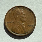 1909 1C Lincoln Wheat Cent. Choice EF, BN color! Old US Penny