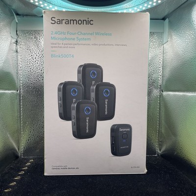 +Saramonic Blink 500T4 4 Person Wireless Lavalier Microphone System