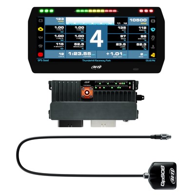 AiM PDM32 Advanced PDM/Datenlogger - mit 1,3 m GPS + 10 Zoll Displayoption