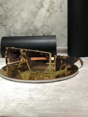Cazal Sunglasses Legends Square Golden Brown Trendy Glasses
