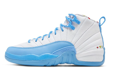 Nike Air Jordan 12 Retro Mid Emoji Retro Sneakers GS DQ4365-114 | eBay