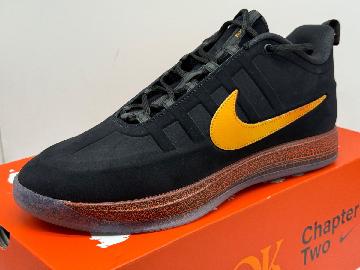2026 DS Nike Book 2 Rising Black Orange Basketball Shoes Sz US 8.5