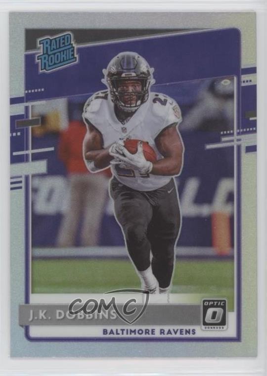 2020 Panini Donruss Optic Rated Rookies Holo Prizm JK Dobbins Rookie RC 12g7