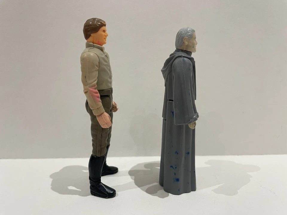 Vintage Star Wars KENNER Last 17 Han Solo Carbonite Anakin Skywalker INK Damage - Image 2 of 4
