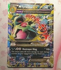 Pokemon TCG M Tyranitar EX Mega Ultra Rare Holo XY Ancient Origins 43/98 MP 🔥🔥 on eBay