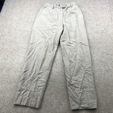 Vintage Pendleton Pants Womens 8 Gray Wool Petite Straight Leg Dress USA